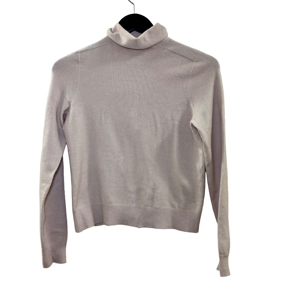 Truth by Republic Turtleneck Sweater Light Beige Cream Size Small